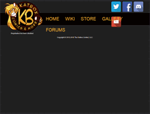 Tablet Screenshot of anthronauts.katbox.net